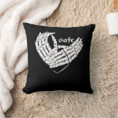 ハッピーバレンタインデー – 私のハートは私のバレンタインC クッション (ブランケット)