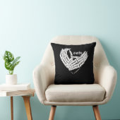 ハッピーバレンタインデー – 私のハートは私のバレンタインC クッション (椅子)