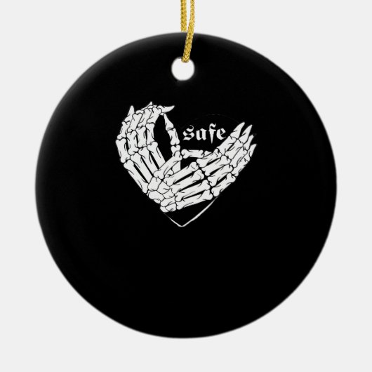 ハッピーバレンタインデー – 私のハートは私のバレンタインC セラミックオーナメント (正面)