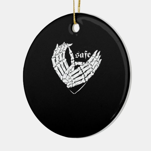 ハッピーバレンタインデー – 私のハートは私のバレンタインC セラミックオーナメント (左)