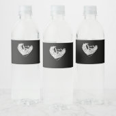 ハッピーバレンタインデー – 私のハートは私のバレンタインC ペットボトルラベル (ボトル)