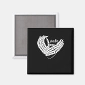 ハッピーバレンタインデー – 私のハートは私のバレンタインC マグネット (正面/裏面)