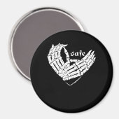 ハッピーバレンタインデー – 私のハートは私のバレンタインC マグネット (正面/裏面)