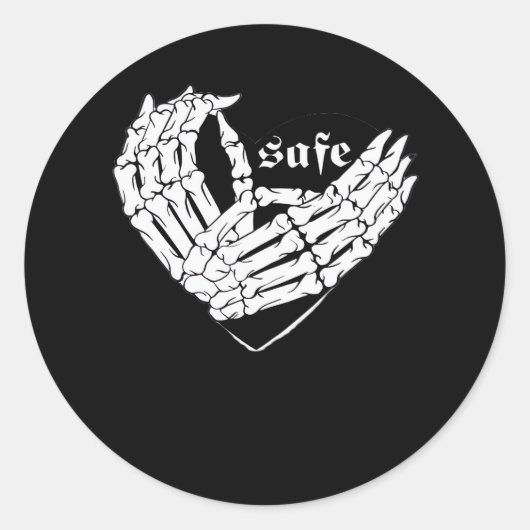 ハッピーバレンタインデー – 私のハートは私のバレンタインC ラウンドシール (正面)