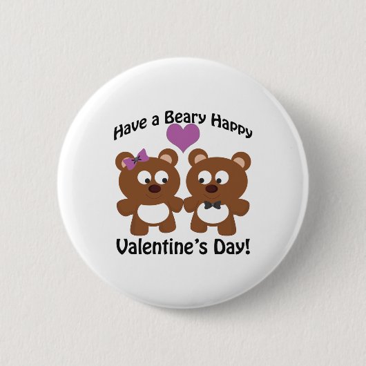 ハッピーバレンタインデー! 缶バッジ (正面)