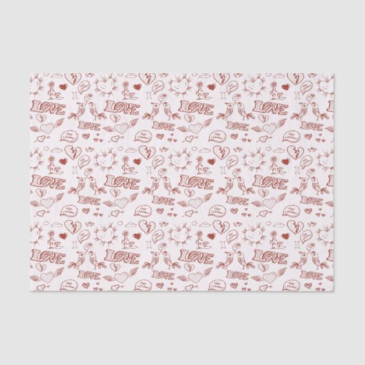 ハッピーバレンタインデー 薄葉紙 (正面)