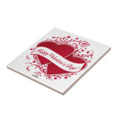 ハッピーバレンタインデー!赤いハート タイル (側面)