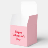 ハッピーバレンタインデー、赤いピンクの贈り物 フェイバーボックス (オープン)