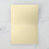 ハッピーバレンタインデー、黄色バラ シーズンカード (内部)