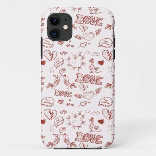 ハッピーバレンタインデー Case-Mate iPhoneケース (裏面)