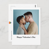 ハッピーバレンタインデー | LGBTプライド月はがき ポストカード (正面/裏面)