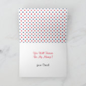 ハッピーバレンタインデー | Love Birdミニマリストかわいい シーズンカード (内部)