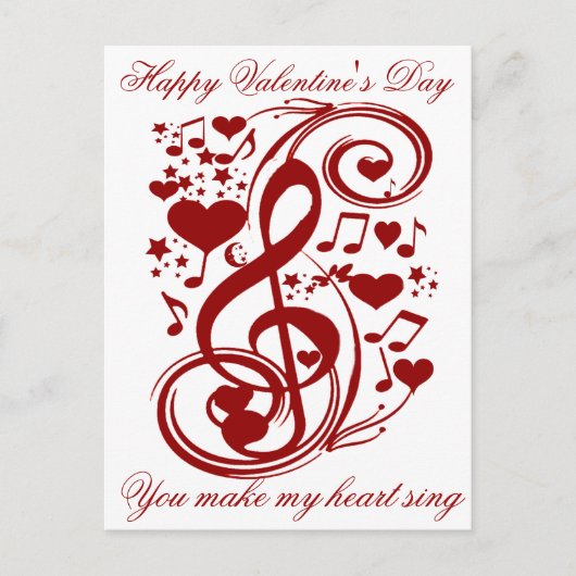 ハッピーバレンタインデー, Love_Postages シーズンポストカード (正面)