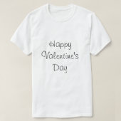 ハッピーバレンタインデー/tシャツはあなたを愛する tシャツ (デザイン正面)