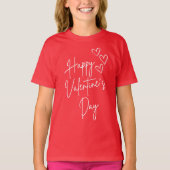 ハッピーバレンタインデー Tシャツ (正面)