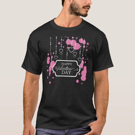 ハッピーバレンタインデー Tシャツ (正面)