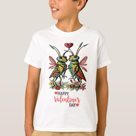 ハッピーバレンタインデー Tシャツ (正面)