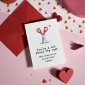 ハッピーバレンタインデーAはあなたは残りの部分より上の部分 ノートカード