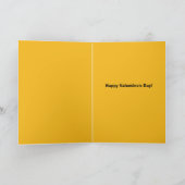 ハッピーバレンタインデーCovid顔マスク検疫 シーズンカード (内部)