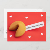 ハッピーバレンタインデーfor anyone Fortune Cookie シーズンポストカード (正面/裏面)