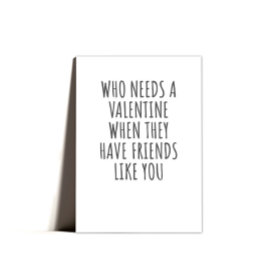 ハッピーバレンタインデーfor Friends Greeting Card シーズンカード