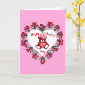 ハッピーバレンタインデーMailBoxグリーティングカード カード (黄色い花)