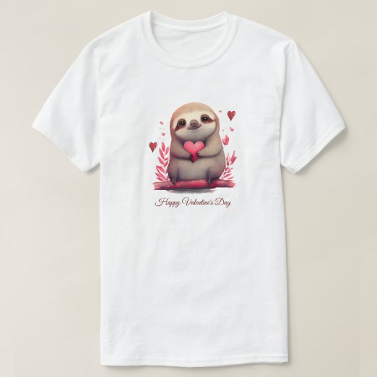 ハッピーバレンタインデーTシャツ Tシャツ (デザイン正面)