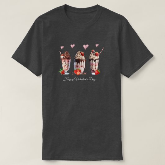 ハッピーバレンタインデーTシャツ Tシャツ (デザイン正面)