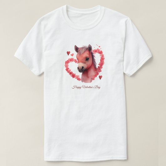 ハッピーバレンタインデーTシャツ Tシャツ (デザイン正面)