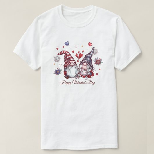 ハッピーバレンタインデーTシャツ Tシャツ (デザイン正面)