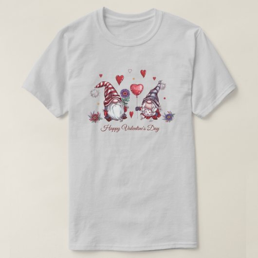 ハッピーバレンタインデーTシャツ Tシャツ (デザイン正面)