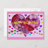 ハッピーバレンタインポストカード シーズンポストカード (正面/裏面)