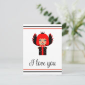 ハッピーバレンタインラブカード カード (スタンド正面)