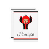 ハッピーバレンタインラブカード カード (正面/裏面インサイチュ)