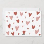 ハッピーバレンタイン写真グリーティングカード シーズンカード (裏面)