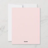 ハッピーバレンタイン2枚フォトコラージレッドピンクハート シーズンカード (裏面)