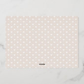 ハッピーバレンタイン3フォトコラージファミリーカード 箔シーズンカード (裏面)