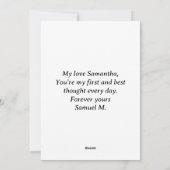 ハッピーバレンタイン シーズンカード (裏面)