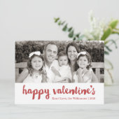 ハッピーバレンタイン |バレンタインデーのフォトカード シーズンカード (スタンド正面)