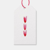 ハッピーバレンタイン ペイントハート ギフトタグ (セット10) (正面)