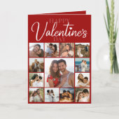 ハッピーバレンタイン | 妻の詩の赤い休日 カード (正面)