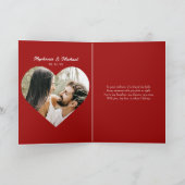 ハッピーバレンタイン | 妻の詩の赤い休日 カード (内部)