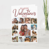 ハッピーバレンタイン | 妻の詩の赤い休日 カード (正面)