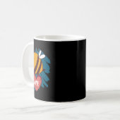 ハッピーバレンタイン 愛する妻へ みつばちの愛 コーヒーマグカップ (正面左)