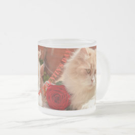 ハッピーバレンティンズデイマグ フロストグラスマグカップ