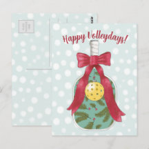 ハッピーバレーデイズピックボールをテーマにしたホリデーカード