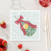 ハッピーバレーデイズピックボールをテーマにしたホリデーナプキンス スタンダードランチョンナプキン (インサイチュ)