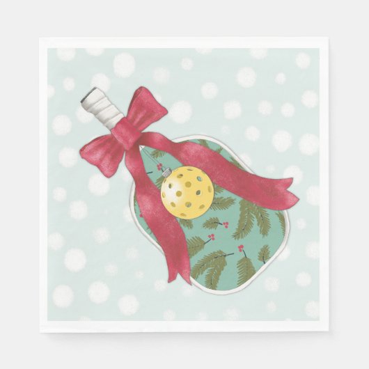 ハッピーバレーデイズピックボールをテーマにしたホリデーナプキンス スタンダードランチョンナプキン (正面)