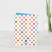 ハッピーバークデイダッおもしろいシュント誕生日 カード (裏面)