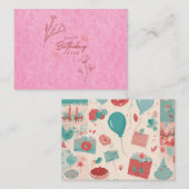 ハッピーバースカード ノートカード (正面/裏面)